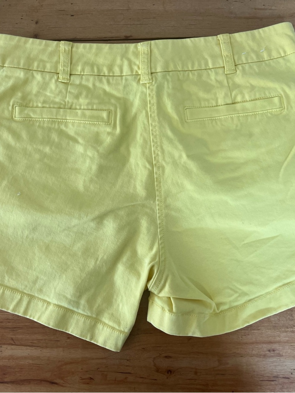 J. Crew Cotton Chino Shorts Trio - Yellow, Orange Light Pink - Picture 3 of 10